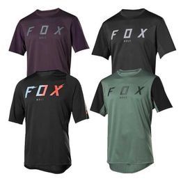 Mens Enduro Short Hpit Fox Jersey Camiseta Mtb Bike Shirt Cycling Team Downhill T-shirt Dh Off-road Bicycle Motocross Maillot