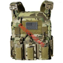 Hunting Jackets Advanced 1000D Nylon Quick Release Modular Laser Cutting Molle System Tactical Vest With Double Triple Magazine Pouch