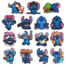 Cartoon Accessories Childhood Movie Film Blue Elf Charms Wholesale Memories Funny Gift Shoe Pvc Decoration Buckle Soft Drop Delivery B Otpuy