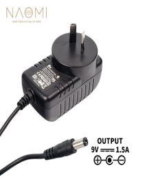 NAOMI Power Supply Charger 9V 15A AU Power Supply Adapter Charger Black For Guitar Effects Pedal Parts AU Plug Guitar Accessories6379595