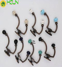 Pumpkin Ceramic Wall Hooks Decorative Hooks Wall Hook Antique Retro Coat Hangers Hanger Rack Hooks Metal Furniture6583925