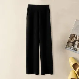 Women's Pants Lady Sports Trousers Comfortable High Waist Wide Leg With Pockets Soft Breathable Casual For Ladies Loose