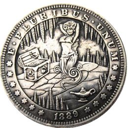 HB10 Hobo Morgan Dollar skull zombie skeleton Copy Coins Brass Craft Ornaments home decoration accessories2768