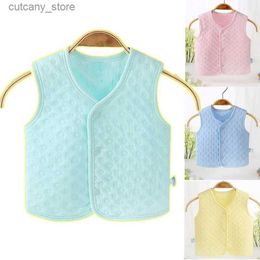 T-shirts 0~12 Months Plain Newborn Baby Boys Girls Clothes Toddler 100% Cotton Vest Coat Childrens Clothing 0-12 Years 2024 Fashion Top L240311