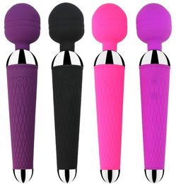 Adult Sex Toys Vibrating Massager for Women 10 Speeds USB Rechargeable Oral Clit Vibrators for Girls AV Magic Wand Vibrator Gspot9941541