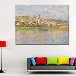 Impression Sunrise Monet Famous Paintings Reproductions HD Print Monet Posters For Living Room Wall Monet Decorative271O