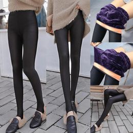 Women's Leggings Winter For Women Tight Elastic Pants High-waisted Thermal Leggins Skinny Female 2024 Clothing Ropa De Mujer
