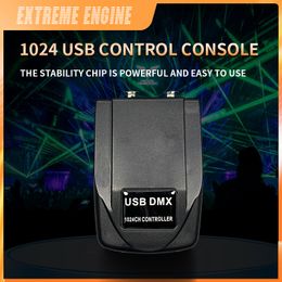 USB duo DMX Interface 1024 Channels Software Console Stage Lighting Controller Computer Windows System USB Drive Compatible