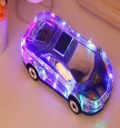 Colourful Crystal LED Light MLL63 Mini Car Shape Portable Wieless Speaker Amplifier Loudspeaker Support TF FM MP3Music Player2750337