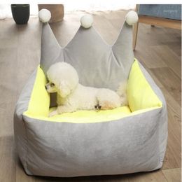 Comfortable Dog Sofa Cat Nest Removable Pet Bed Easy To Clean Dog House Kennel Princess Pet Sleepping Cushion Puppy Teddy Basket1242g