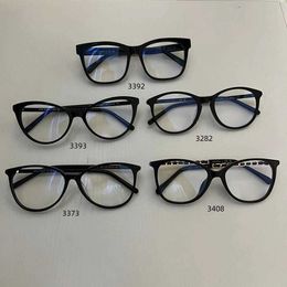 Fashion CH top sunglasses Plain Eyeglass Frame CH3282 Black 3408 Flat Light 0748 Myopia CH3392 Anti Blue Big Face Slimming with box Correct version high quality