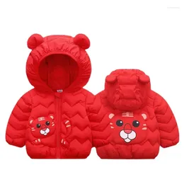 Down Coat Autumn Winter 1-5years Baby Child Casual Warm Toddler Snowsuit Lightweight Style Boys Girls Zipper Outerwear Cotton Lining