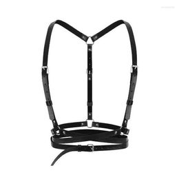 Belts Women Sexy Garters Faux Leather Belt Body Bondage Cage Sculpting Harness Waist Straps Suspenders Harajuku2576