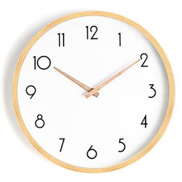 Nordic Wall Clock Home Living Room Modern Minimalist Watches Decor Silent Mechanism Selling 5Q141 Y200109290K