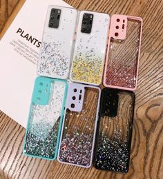 Bling Glitter Epoxy Starry Sky Cases Soft TPU Camera Protector Shockproof For Samsung A11 A31 A51 A71 A21S A10S A20S A30S A20 A50 1439149