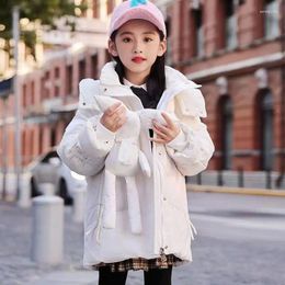 Down Coat Winter Clothes Kids Girls White Duck Outwear Parkas 4 Colours For 6 8 10 12 14 Year Hoodies No Wash Children