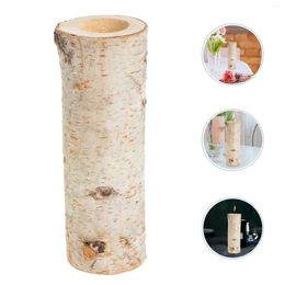 Candle Holders Birch Holder Stands For Dining Room Wood Wedding Decorations Decorative Desktop Ornament