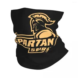 Bandanas Spartan Spirit Sparta Warrior Winter Headband Neck Warmer Men Women Hiking Cycling Tube Scarf Face Bandana Gaiter