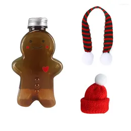 Mugs Cute Gingerbread Man Drink Mug Portable Plastic Hanging Ornaments Easy Use For Girls And Boys