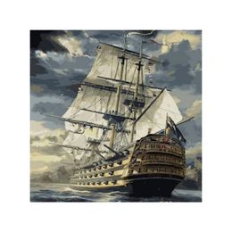 Paintings DIY Digital Oil Painting By Number Kit Canvas Paint Home Wall Art Decoration Fast Ship Enough Stock Drop Whole293l