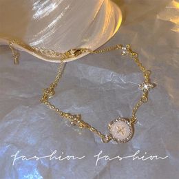 Link Bracelets LW Elegant Opal Space Bracelet For Women Girs Plant Star Delicate Starlight Bangles Party Jewelry Gifts