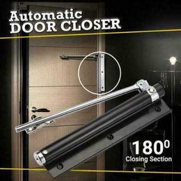 Automatic Door Self-Closing Hinge Mute Easy to Rebound No Slotting Punching Door Closer Home In Stock 2010132073