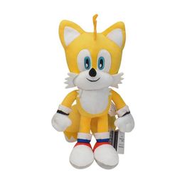 Stuffed Plush Animals Cartoon Sonic P Toy Yellow Blue Werehog Pies Doll Soft Hedgehog Peluche Gift For Kids Girl Boys Premium Drop Del Ot9Qe