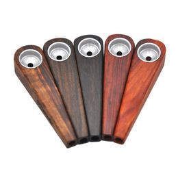 Wood pipe handmade foreign trade Photinia pipe