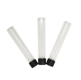 wholesale Glass tubes packaging 115*20mm screw on the top with plastic lids 30g tubes could custom labels 11 LL