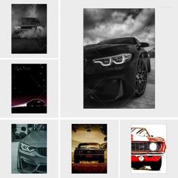 Paintings Modern Canvas Supercars Racing Car Picture Poster And Print Wall Art For Living Room Decor Cuadros193v