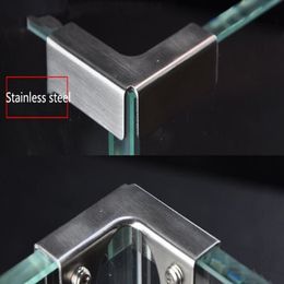90 Degree Glass Tile Acrylic Display Frame Connector Glass Clamp Fixed Clamp Glass Hardware Fittings L-T237c