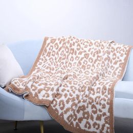Blankets Plush Sofa Throw Blanket Leopard Print Fleece For Bed Winter Flannel Soft Luxury Faux' Fur Cover