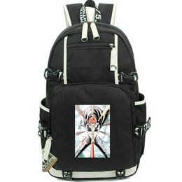 Fuuma Kojirou backpack Masami Kurumada daypack school bag Cartoon Print rucksack Casual schoolbag Computer day pack