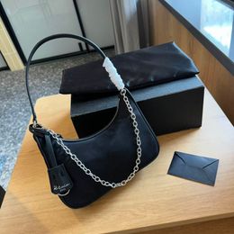 Designer Bag Hobo Shoulder Bags Luxury Purses Nylon Sale Handbag Women High Quality Chain Fashion Underarm Bag Design Brand Handbags With Box