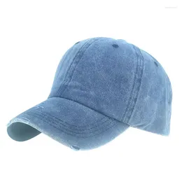 Ball Caps Unisex Cap Plain Colour Washed Cotton Baseball Men & Women Casual Adjustable Outdoor Trucker Snapback Hats Drop