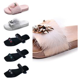 Designer slippers women men summer sandal fashion canvan Flats Mule Platform High Heel Sandal platform sliders Shoes GAI white