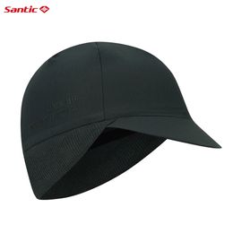 Santic Cycling Sports Warm Hat Winter Outdoor Mountain Bike Bicycle Warmth Prevention Ear Hood Warm Ride Hat 240304