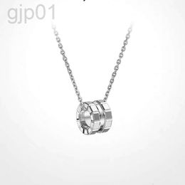 Desginer chopard Jewellery Xiaos New Ice Round Necklace Rose Gold Platinum Chopin Couple Necklace