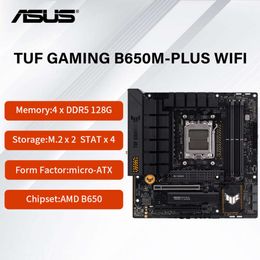 New ASUS TUF GAMING B650M-PLUS WIFI Socket AM5 Motherboard AMD B650 PCI-E 4.0 DDR5 128GB