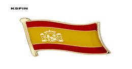 Spain Flag Lapel Pin Flag Badge Lapel Pins Badges Brooch KS01908564308