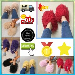 Designer Casual Platform Plush slippers cotton padded for women man Autumn Winter Keep Warm Comfortable wear resistant Indoor Wool Fur Slippers Softy 36-49 GAI