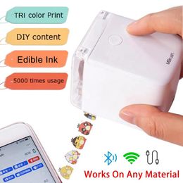 Handheld Office Accessories Multi-Functional Wifi Pocket Label Logo Tattoo Po Portable Mini Colour Printer