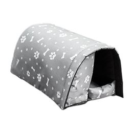 waterproof Pet House Outdoor Keep Pets Warm Closed design Cat Shelter for Small Dog #WO 21010062211