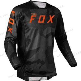 Motocross Sportwear Racing Bik Mens Downhill Jerseys Fox Thor Mountain Bike MTB Shirts Offroad DH Motorcycle Jersey