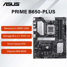 New ASUS PRIME B650-PLUS Motherboard with DDR5 PCIe 5.0 M.2 support Realtek 2.5Gb Ethernet DisplayPort HDMI