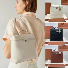 Latest Top Quality Extra Pocket backpack Luxury Designer Leather Handle Golden Hardware Handbag Women Men Lambskin Shoulder Bag Purse 10A