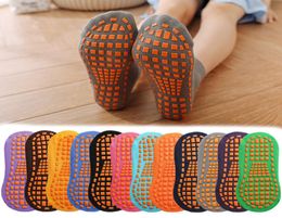 Kids adults AntiSlip Sock trampoline Cotton Breathable Short Elasticity Sport Boy Girl Outside Child Socks1507614