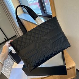 Tote Bag Shopping Bag Fashion Womens Shoulder Bag 28cm Leather Embossed Print Luxury Handbag 28cm Underarm Bag Travel Airport Bag Black Fashion Bag Purse Mommy Bags