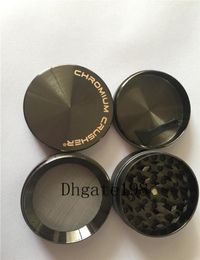 Newest chromium crusher tobacco grinder for herb large CNC zicn alloy smoking metal crusher tobacco herbal grinders3827829