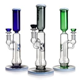 Phoenixstar Glass Smoking WaterPipe Bong Glass Vase Shisha Glass Water Bongs with Lengthen Insert Perc 12'' Smoking Pipes